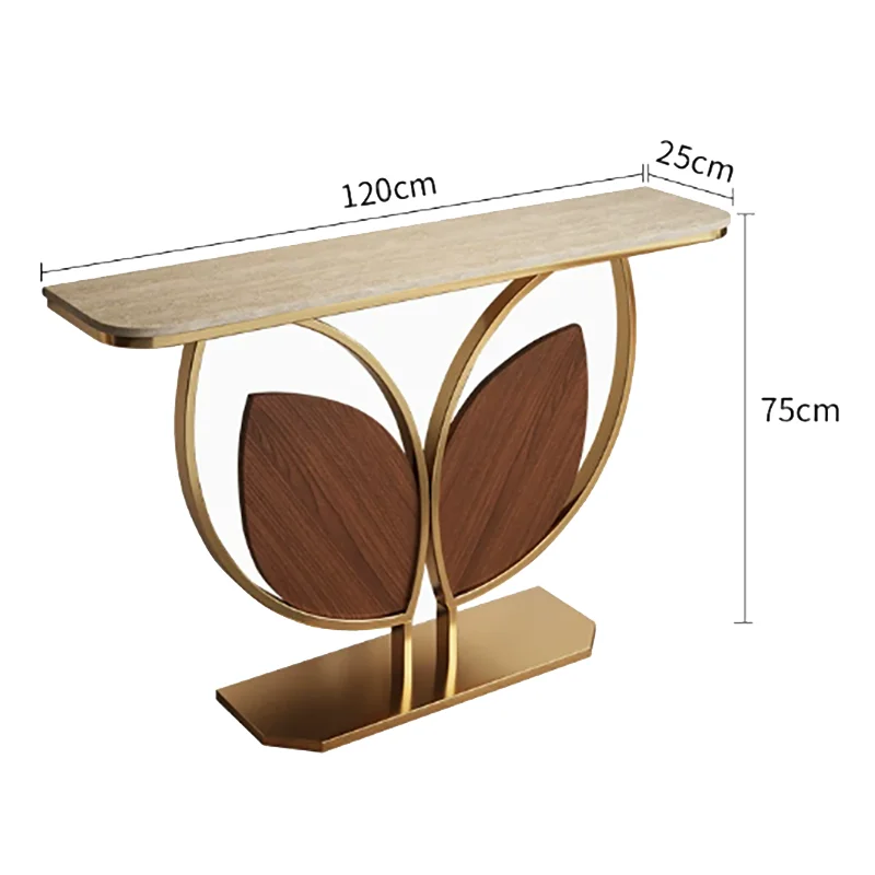 *&n Practical Wide Console Table Secure Popular Entryway Table Industrial Contemporary Console Entree Living Room Furniture view 3