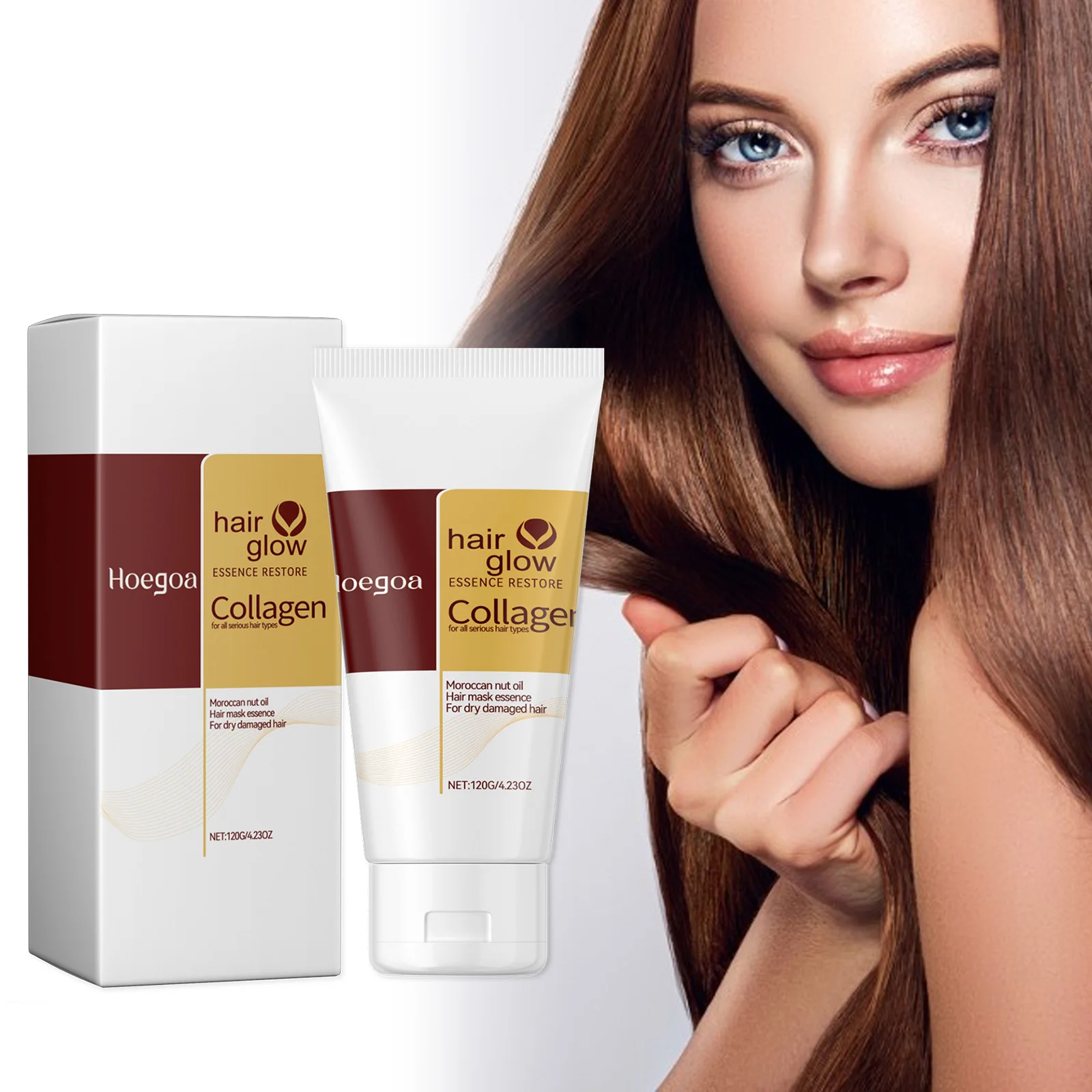 

Collagen Hair Care Mask – Nourishes Hair, Enhances Smoothness, Boosts Moisture & Volume, Adds Shine, Supports Daily Hair Care