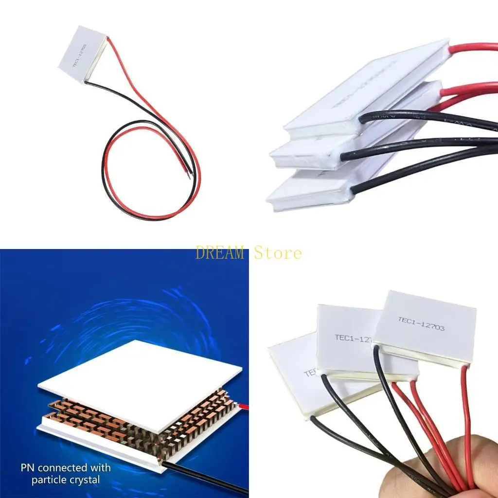 

TEC1-12703 Thermoelectric Cooling Pad 29.7W 12V 12A Cooling Peltier Plate Module for Cooling Plate Heatsink best sale