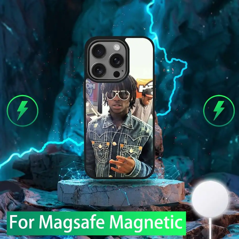 C-Chief Keef 랩퍼 전화 케이스 iPhone 16,15,14,13,12,11,Pro,Max,Plus,Mini,SE 새로운 Magsafe 자기 무선 충전