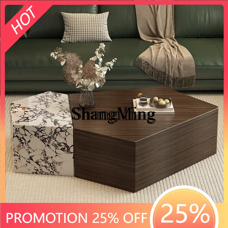 

Журнальный столик FG для гостиной, дома, офиса, нержавеющая сталь, специальная форма, новый средний и древний стиль, комбинация размеров