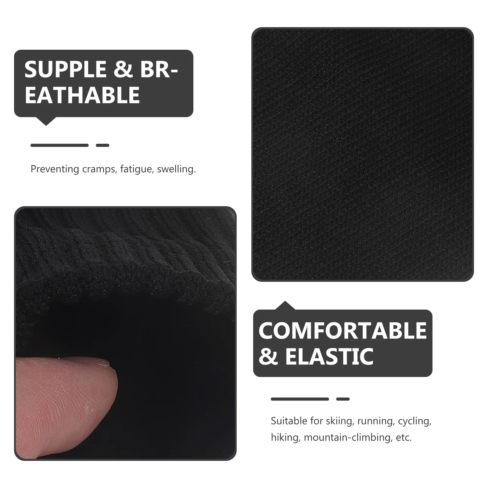 

2Pairs Kids Football Stockings Long Compression Socks for Sports Sweat Absorb Moisture Wicking Elastic Calf Socks Soccer