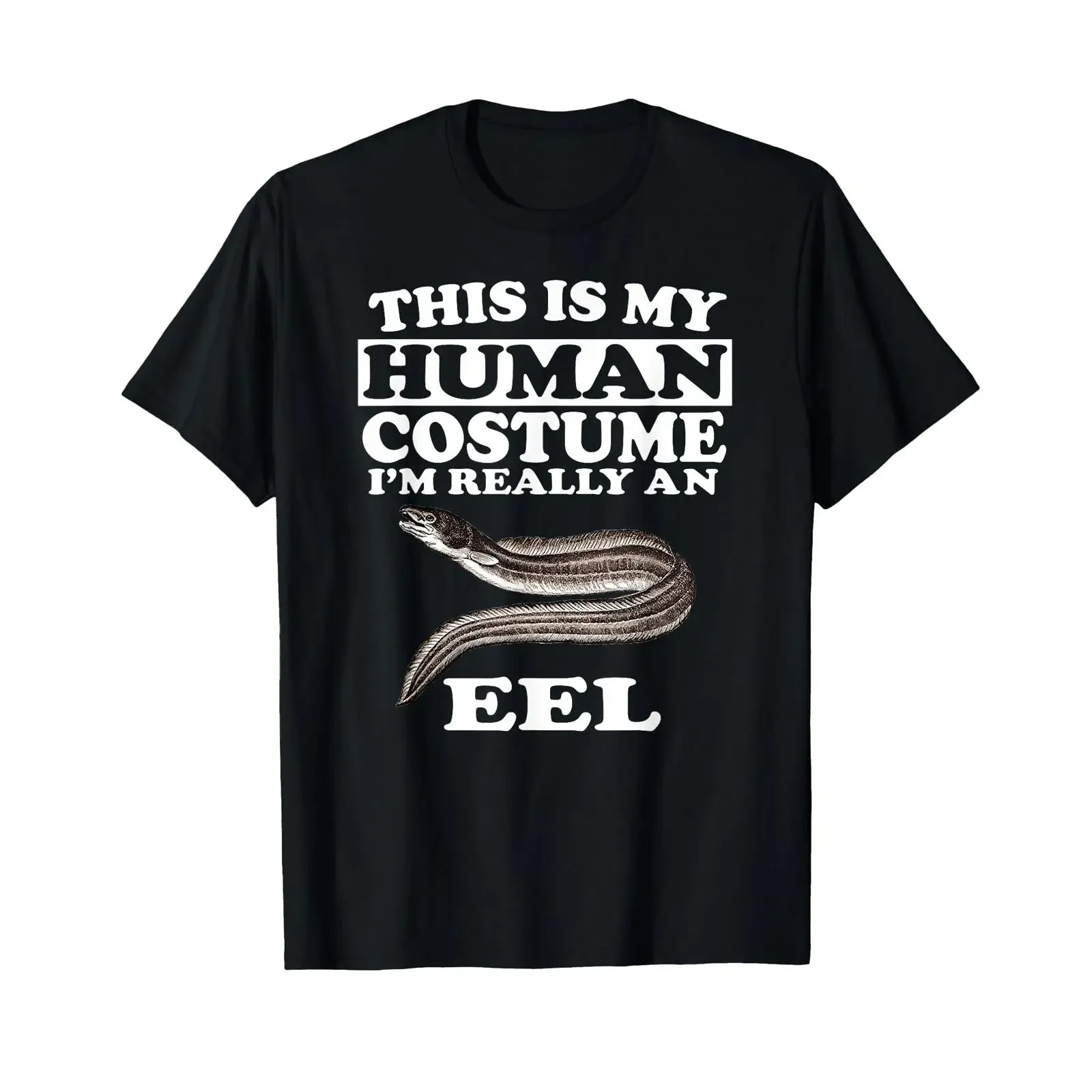 This is my real hair costume I am really an eel T shirt fish vintage Washed homme Slightly Stylish Stretched designer clothes