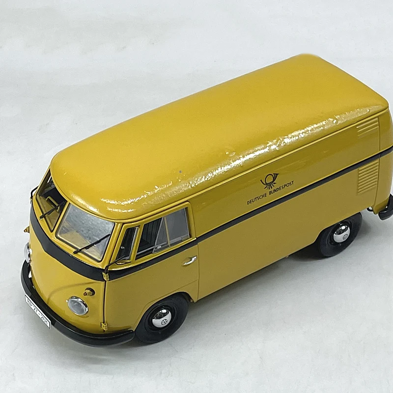 Schuco 1:18 Scale Diecast Alloy German T1 Van Bus Car Toy Model Classic Nostalgia Adult Collection Souvenir Gifts Static Display