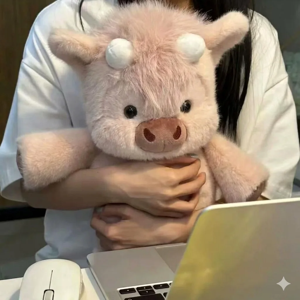 

2026 Soft Calf Pig Stuffed Animal Plush Toy Cute Animated Stuffed Animal Pillow Creative Running Pig Plush Toy Gift