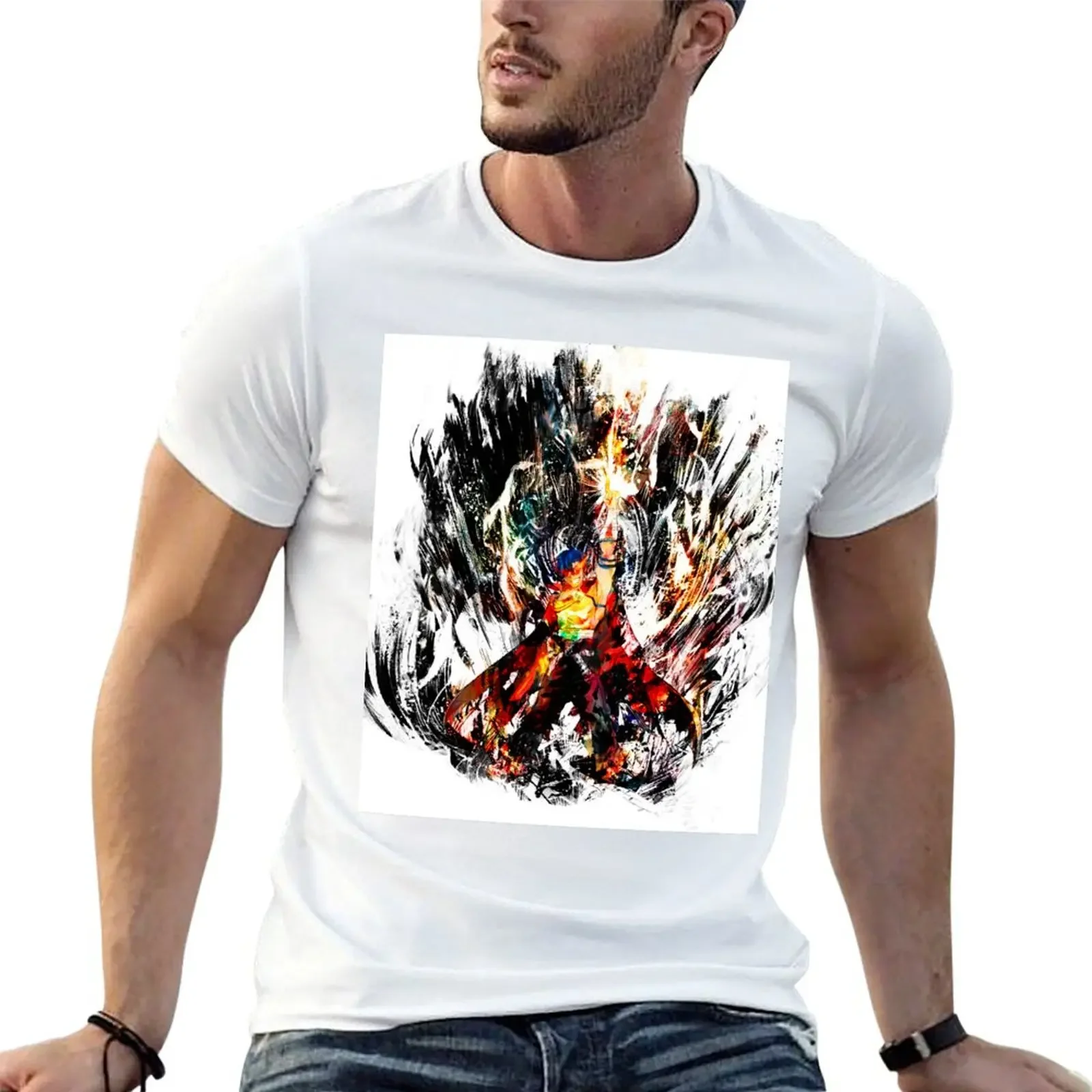 

Kamina T-Shirt graphic tee shirt animal prinfor boys summer top summer clothes mens graphic t-shirts