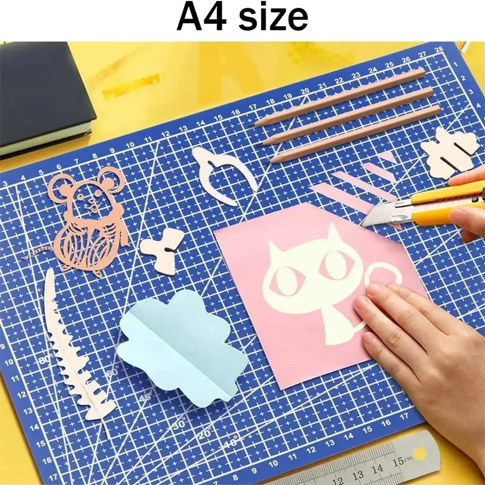 A3 A4 A5 PVC Cutting Mat Patchwork Cut Pad for Workbench Patchwork Sewing Manual DIY Knife Engraving Leather Cutting Board