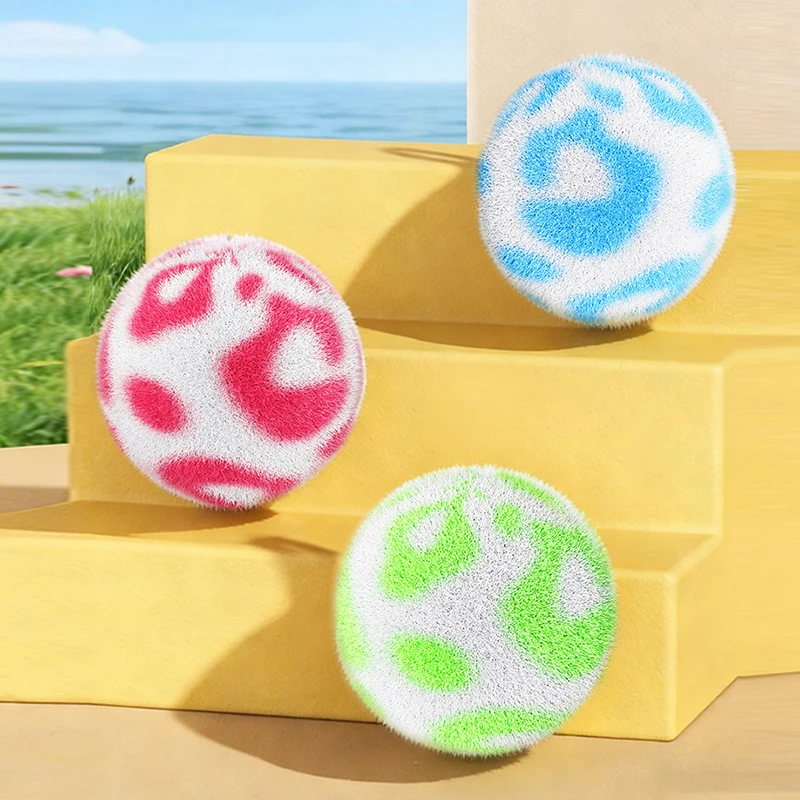 Creative Soft Desktop Cleaning Ball No Shedding Cleaning Tool Washbasin Faucet Brush Bathtub Washbasin Cleaning Ball for Home