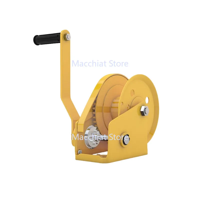 

Портативная лебедка с самоблокирующейся шестерней, кривошипная лебедка, портативный подъемный подъемник, инструмент для вытягивания прицепа для лодки, грузовое буксировочное устройство