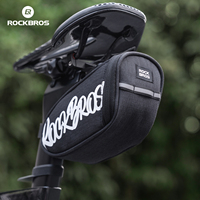 ROCKBROS Bicycle Rear Bag Portable MTB Road Folding Bike Cycling Rear Bag Cycling Saddle Seat Bag Cushion Bike Bag Accessories