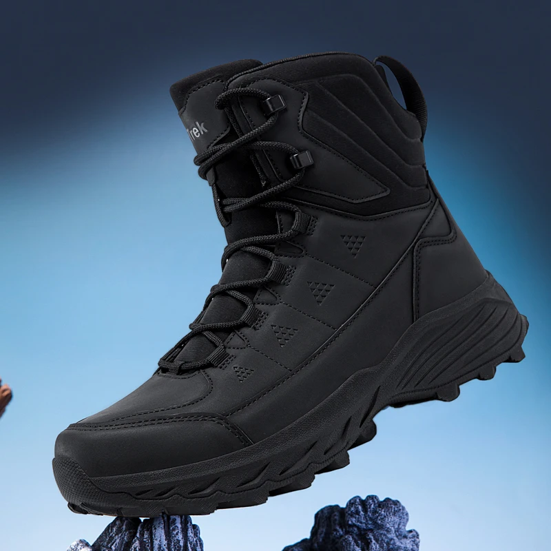 Men Army Boots Waterproof Ultrallight Safety Male High Quality Anti-Slip Tactical Boots Outdoor Breathable Camping Desert Boots - view 2