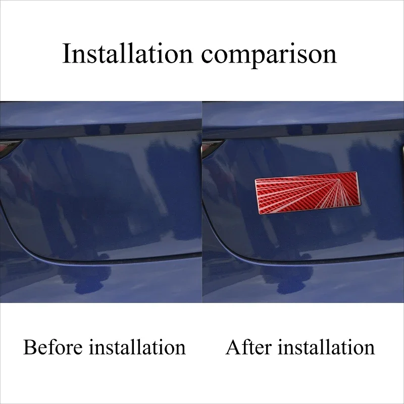 

For Tesla Model 3/Y/S/X Tail Mark High Performance Space-time Creative Decor Sticker Real Carbon Epoxy Resin Accessories 2025