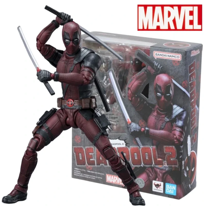 

Certified Marvel Comics Figures X-men Shf Deadpool 2 Action Figures Once Upon A Deadpool Movable Pvc Model Collection Toys Gifts