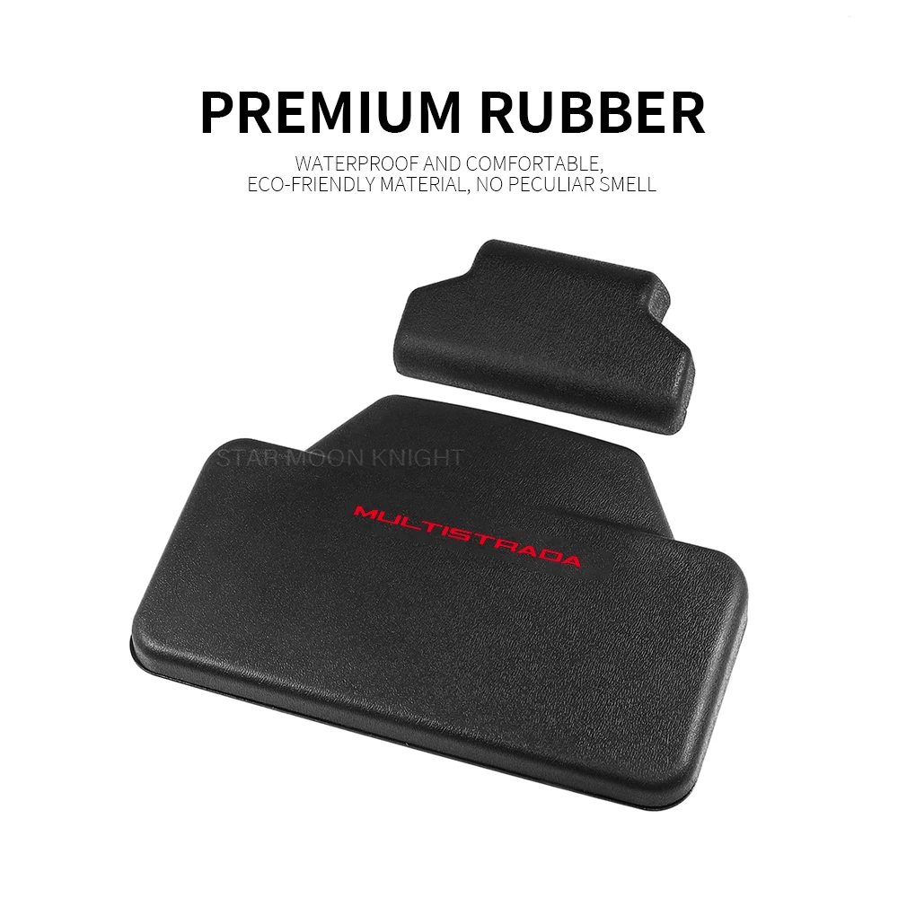 Motorcycle Accessories Rear Case Cushion Passenger Backrest Lazy Back Pad set For Ducati Multistrada 1200 1260 950