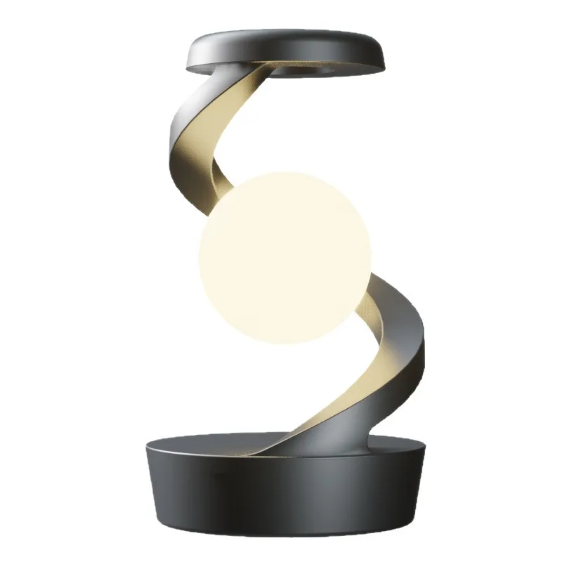 Induction desk lamp visual suspension rotating colorful atmosphere light mobile phone wireless