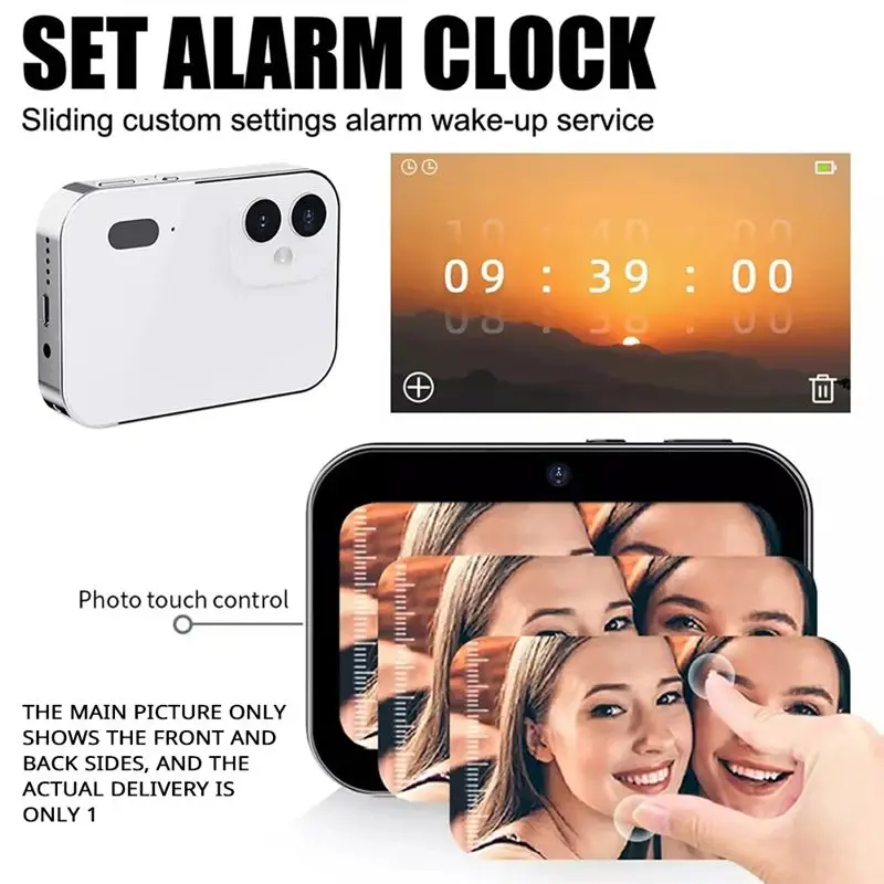 A98Z New D6 4K Digital Camera Night Vision Triple Lens 3Inch HD 64MP Touch Screen Digital Camera OTG Transmission 3600Mah
