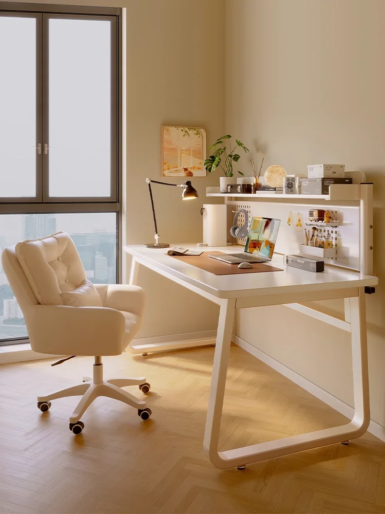 

Desk Student Computer Desk Bedroom Home Study Table Writing Small Simple Bookshelf Integrated