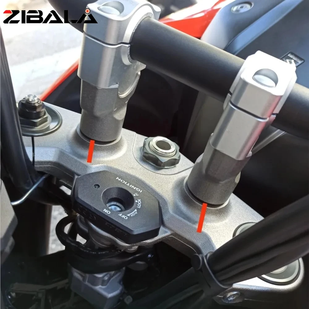

20MM Motorcycle Handlebar Riser Drag Handle Bar Clamp Extend Adapter For SUZUKI V-Strom 1050 DL 1050 XT 1050XT VStrom DL1050