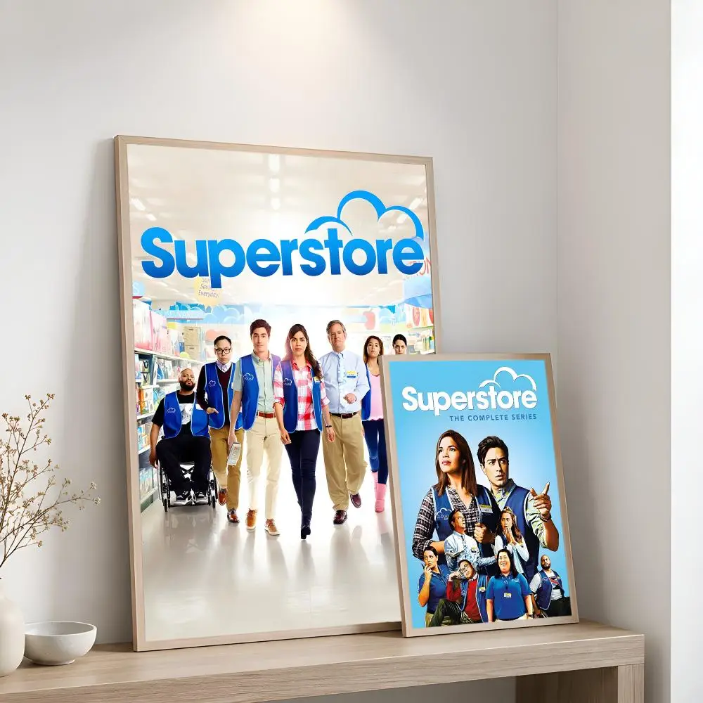 S-Superstore Poster Home Artwork For Living Room Bedroom Office Dorm Apartment Gift