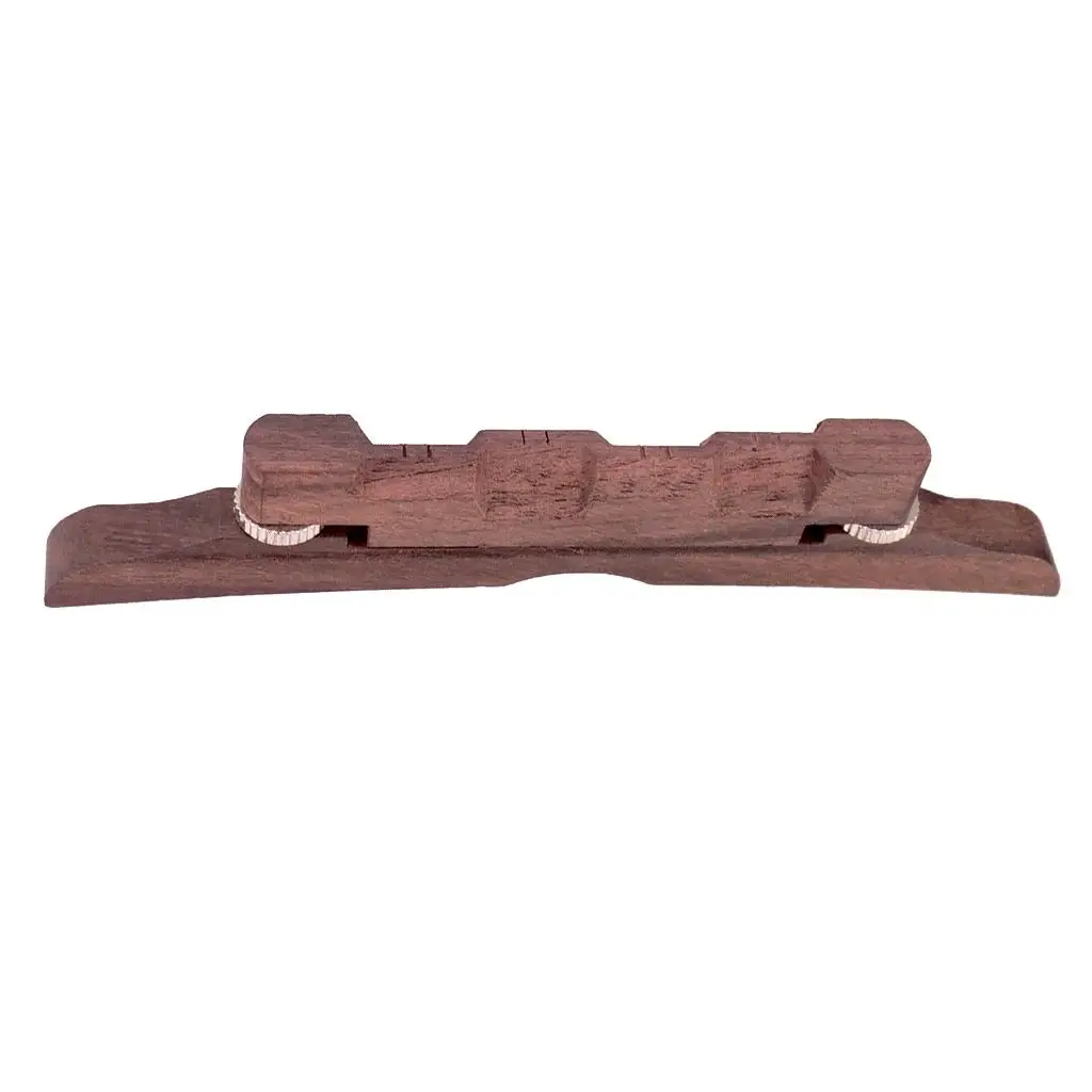 Rosewood Mandolin Archtop Bridge Adjustable String Saddle Replacement Part for Mandolinas Instrument Accessories DIY