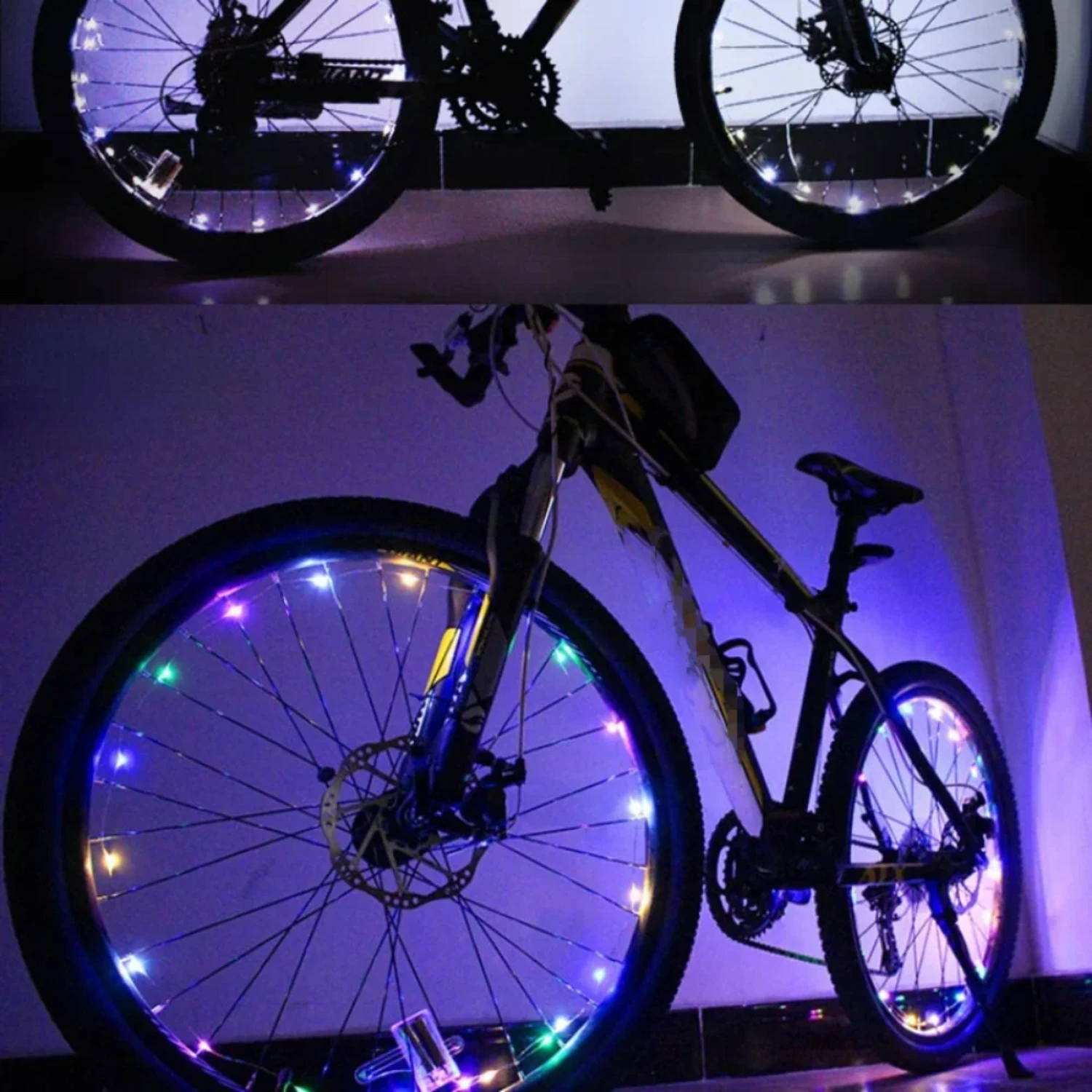 Fahrrad Hot Wheel Fahrrad rahmen Dekoration Lichter Fahrrad Speichen Lichter Nacht fahren Fahrrad Rad Lichter