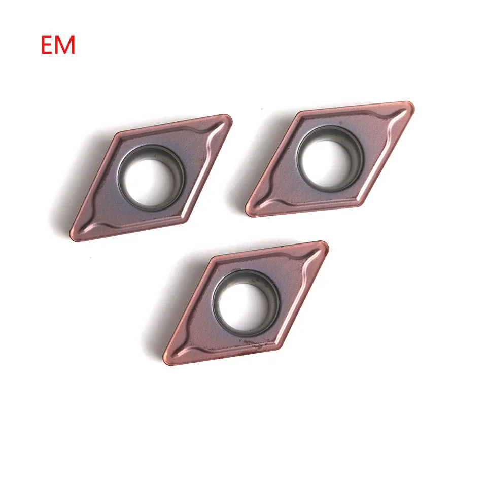 10PCS DCMT11T304 DCMT11T308 HM EF EM YBC251 YBC252 YBG205 High quality CNC lathe turning tool Steel metal tool
