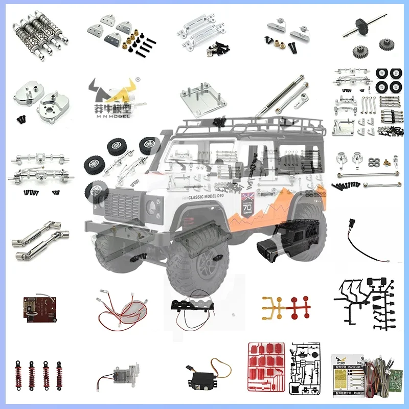 車の窓,日曜大工,装飾,op,mnモデル,d90,d91,mn99,mn99s,1:12用の金属製アップグレードアクセサリー