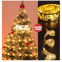 1~10M Led Christmas Tree Ribbon Lights Fairy String Lights for Xmas Tree Decoration Home Decor