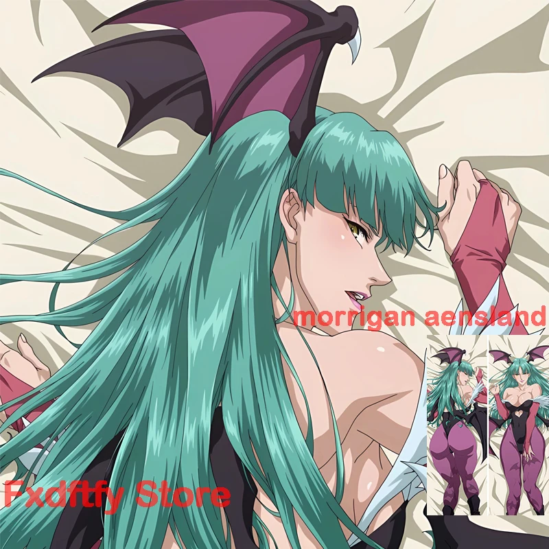 

Dakimakura anime morrigan aensland body pillow Customizable life-size double-sided printed pillowcase Cushion bed pillow case