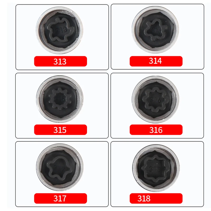 1PCS Anti-theft Wheel Bolt Lock Nut Key Adapter Removal Tool For Mercedes-Benz Screw Key B C S A E M GL R G-Clas