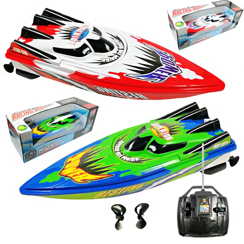 

RC Boats 4 channels radio remote control Speedboat Mini Simulation model ship high speed electronic toy Twin Motor Kid Chirdren