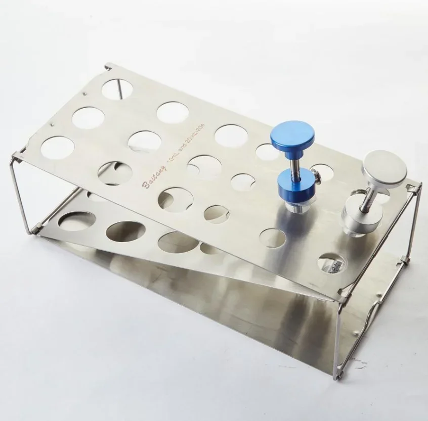 Promotional Stainless Steel Medical Decanting Holding Stand Cannula Accessories Foldable Rack fast shipping