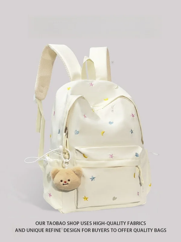 roujedsyle-high-school-student-backpack-double-shoulder-campus-bag-casual-simple-style-waterproof-medium-size-for-girls