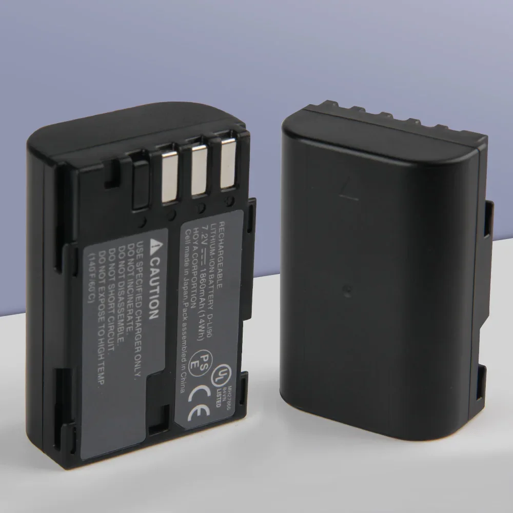 Batterie D-Li90 pour Pentax 645D K7 K7D K3 K5 K52S K01 1860mAh