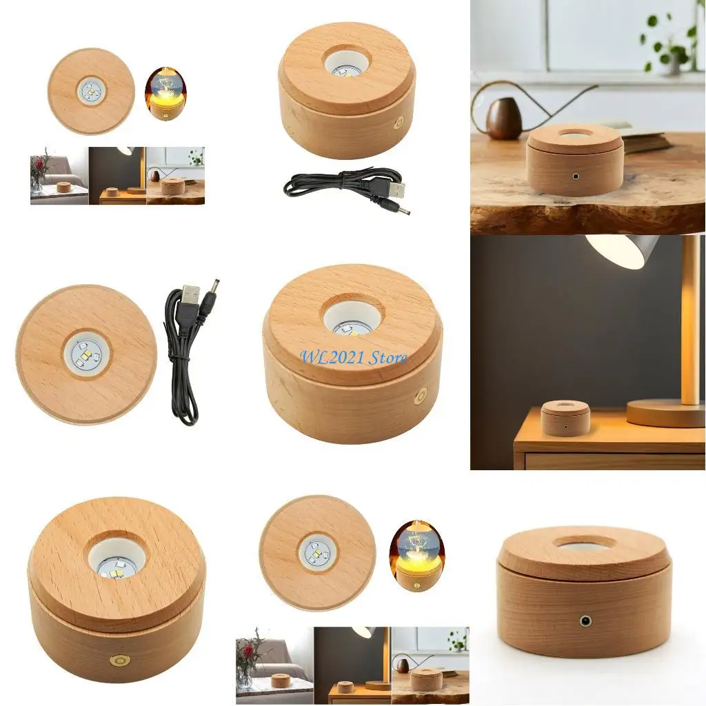 

G5GC Colorful Illuminated Base With Stable Rotation for Collectible Presentation