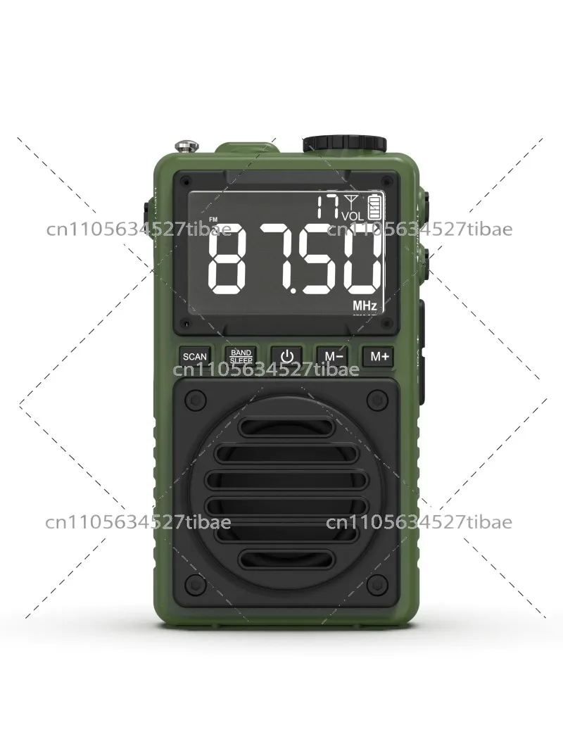 Portable Mini FM/AM Radio with USB Digital Multiband Receiver - Compact Pocket Walkman Device