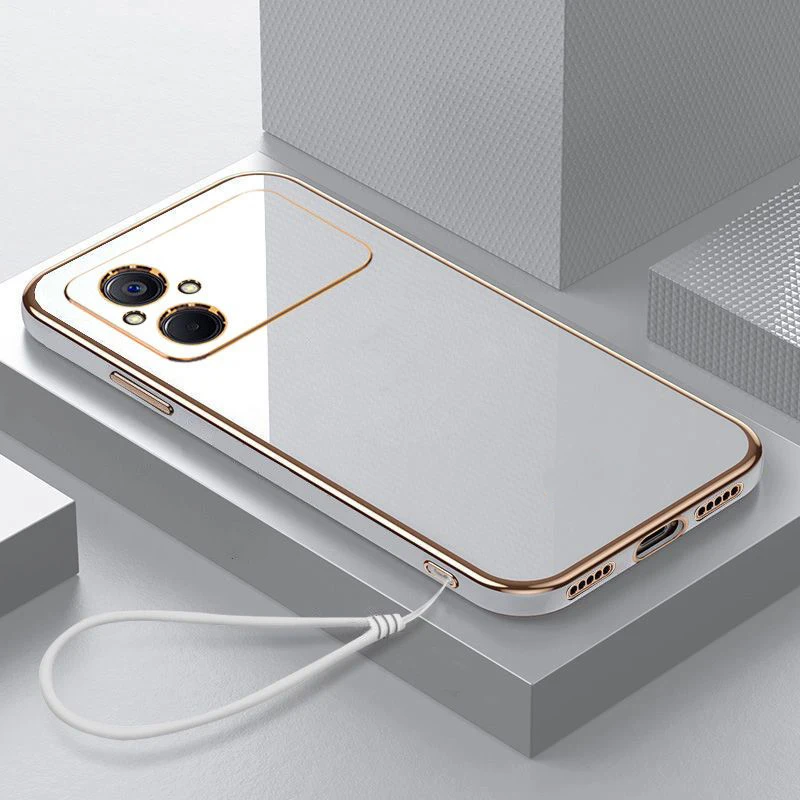 For Xiaomi Poco M5 Case Poco M4 5G Cover 22041219PG 22071219CG Luxury Square Plating POCO m5 M4 Phone Case Shockproof Back Cover