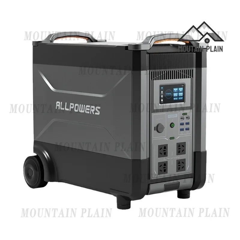 Mobile Emergency Power Supply R4000 Lithium Iron Phosphate Energy Storage Power Supply, Vehicle Emergency UPS Power Supply