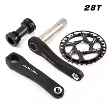 GOLDIX 子供用 クランクセット 127mm / クランク BB 28T 特別割引