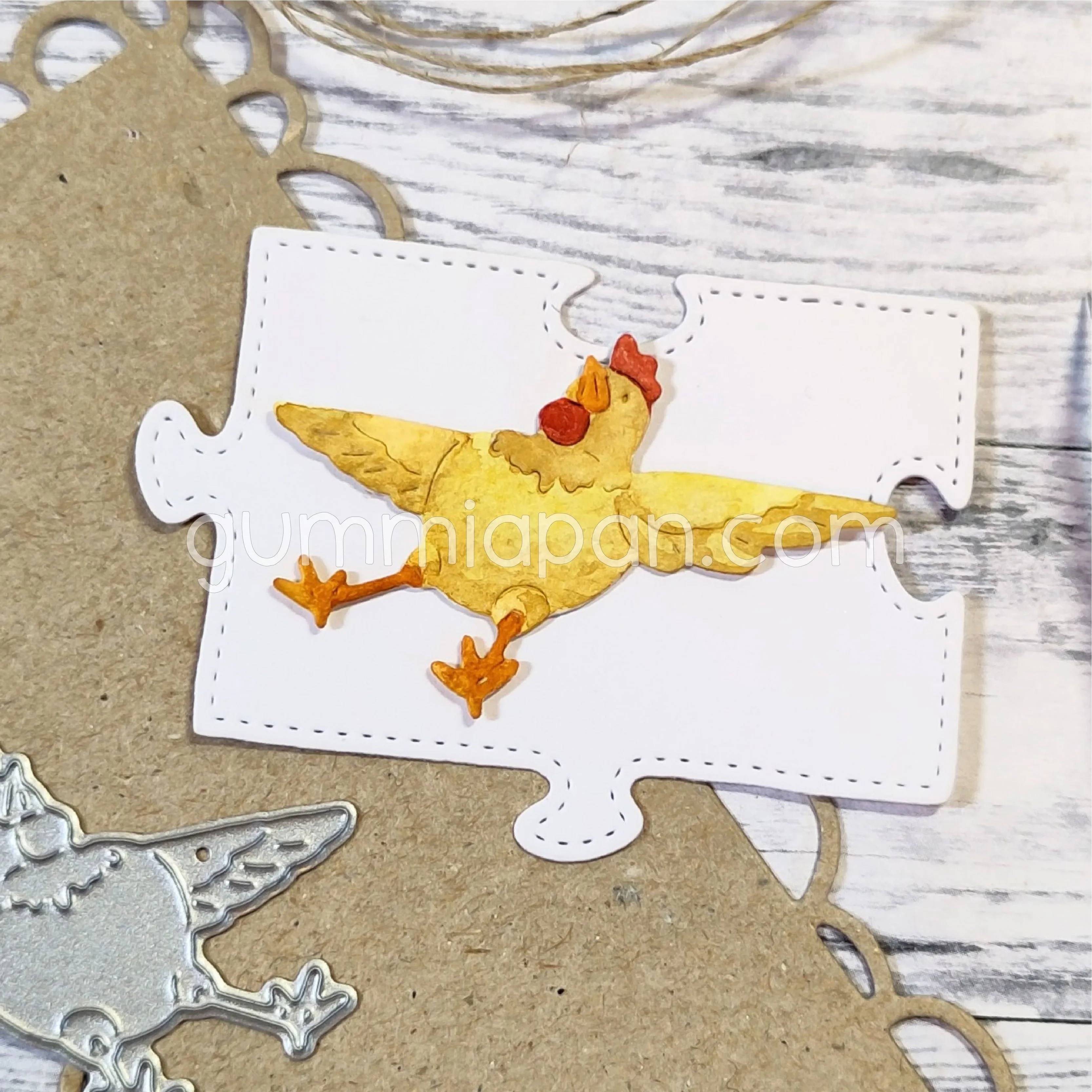 Deer Kid Nest with Eggs Rooster Metal Cutting Dies Slimline Essentials Scrap Booking Card Stencil Cut Die for DIY Handmade Card