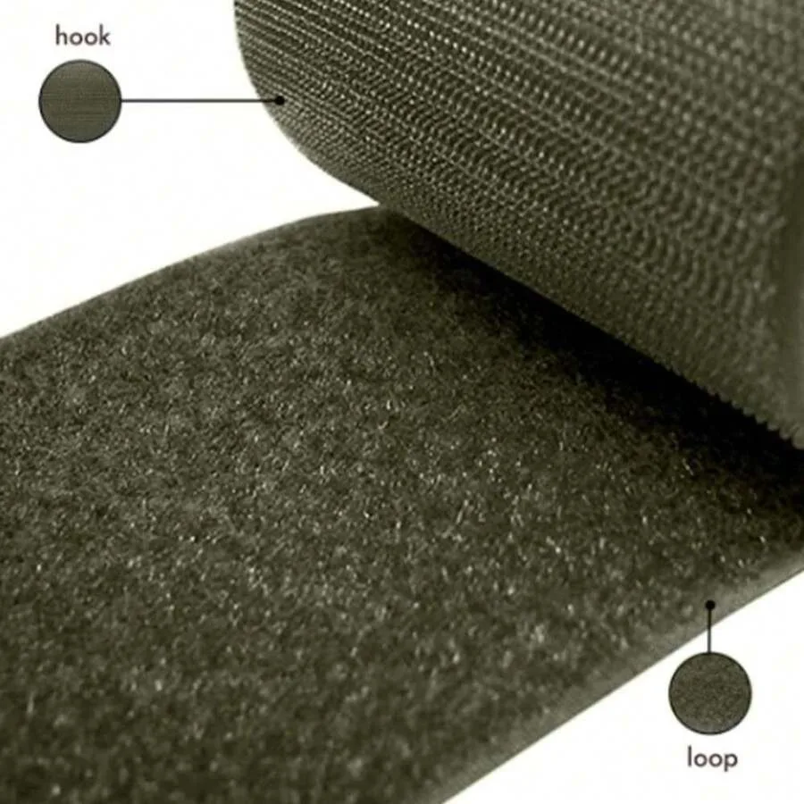 

Foliage Green Hook And Loop Tape 4 Inch Sew On Non-Adhesive Hook And Loop Gray Tape 1 Yard Length Fastener Nylon Fabric Ideal F