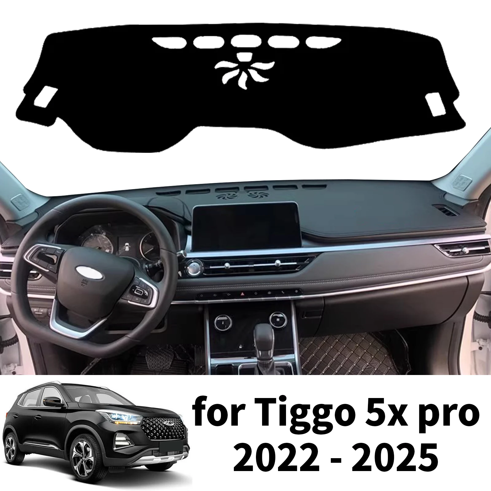 

for Tiggo 5x pro 2022-2025 2023 2024 Car Dashboard Cover Pad DashMat Sunshade Protective Carpet Dashmat Dash mat Accessories