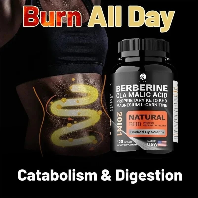 

20-in-1 Advanced Ketone BHB Blend - Insulin Health & Liver Health & Metabolism - L-Carnitine, CLA, Quercetin Ketones Supplement