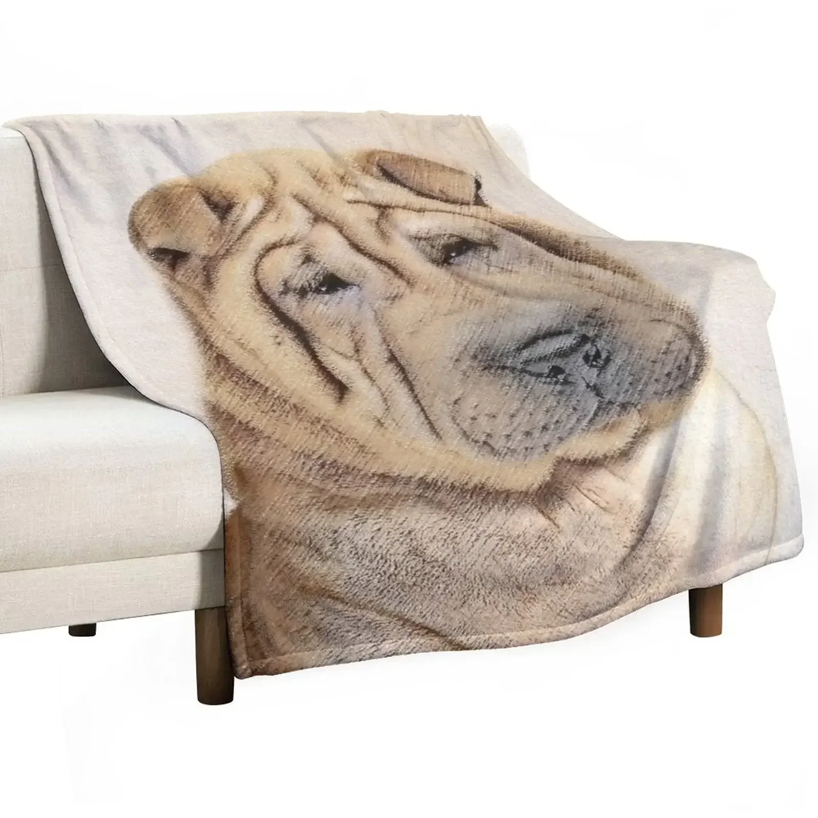 

Shar Pei Throw Blanket manga Extra Large Throw decorative Blankets Sofas Of Decoration Blankets