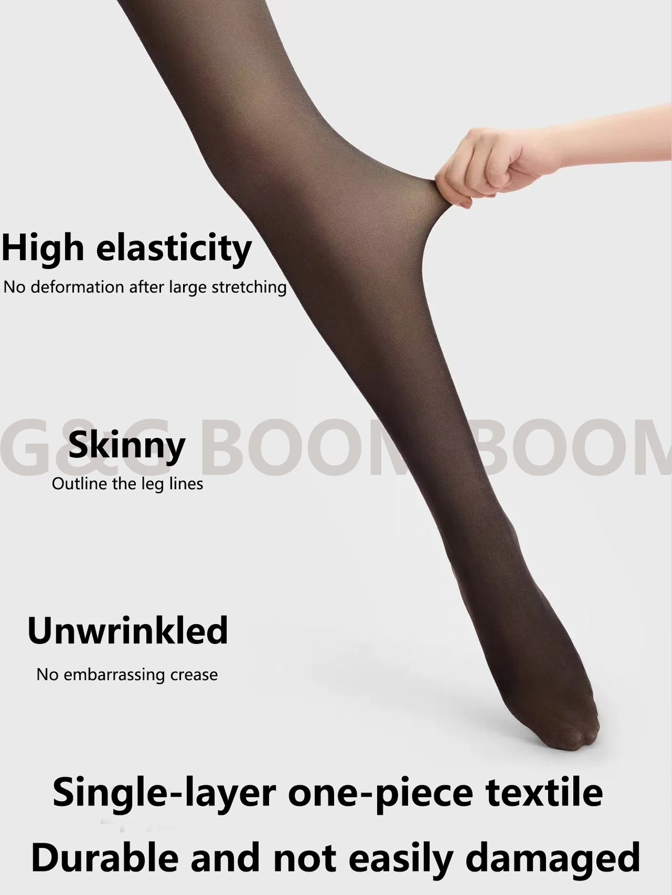 Nowe damskie rajstopy plus size 80D ciepłe jesienno-zimowe rajstopy z wysokim stanem elastyczne wyszczuplające obcisłe aksamitne pończochy