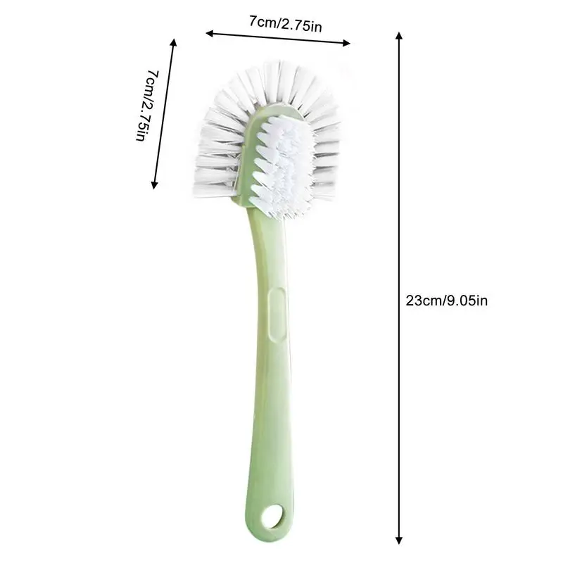 Shoe Washing Brush Five-sided Shoe Brush No Dead Corner Bathroom Cleaning Brush Dish Brush Portable Cleaning Scrubbing Brush