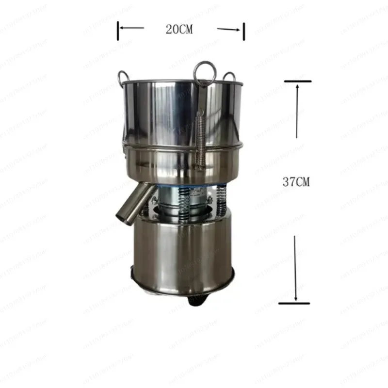 Hot Sale 20cm Vibrating Sieve Machine, Stainless Steel Electric Powder Filter, Vibration Screening Machine, mAchine