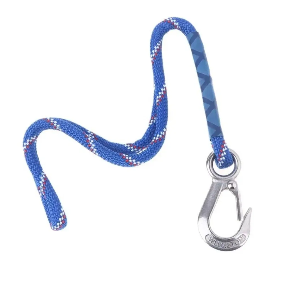 50/100/150cm Swing Hanging Rope with Stainless Steel Hook Large Load-bearing Hammock Hanging Strap Wear-resistant Durable