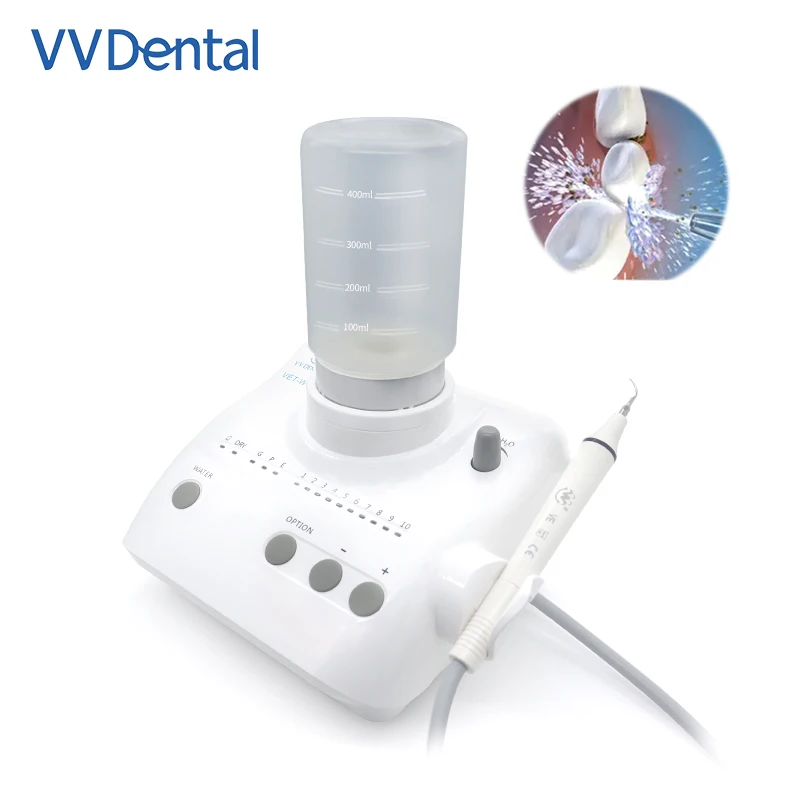 VVDental Tooth Cleaner Set Dental Ultrasonic Scaler Sonic Cleaning Machine VET-W3 Multi-Function Washing Dental Tools