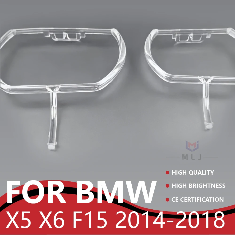 

For BMW X5 X6 F15 2014 2015 2016 2017 2018 Car Headlight Light Guide Aperture DRL Ring Acrylic Tube Low Version Car Accessories
